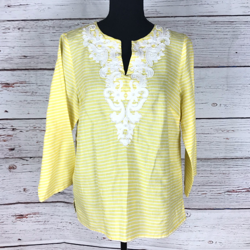Talbots  Petite  Linen Tunic